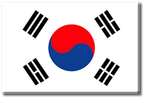  The Korean flag 